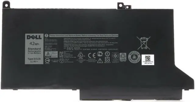 Alt view image 5 of 5 - New Genuine OEM Dell 42Wh Battery Latitude 12 7280 7290 E7280 E7290 13 7380 7390 E7380 E7390 14 7480 7490 E7480 E7490 Series P28S P28S001 451-BBZL C27RW PGFX4 ONFOH DJ1JO K8X0T 11.4V DJ1J0