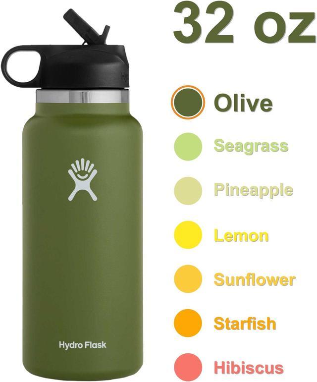 Hydro Flask 32 Oz. Wide Mouth Straw Lid Water Bottle