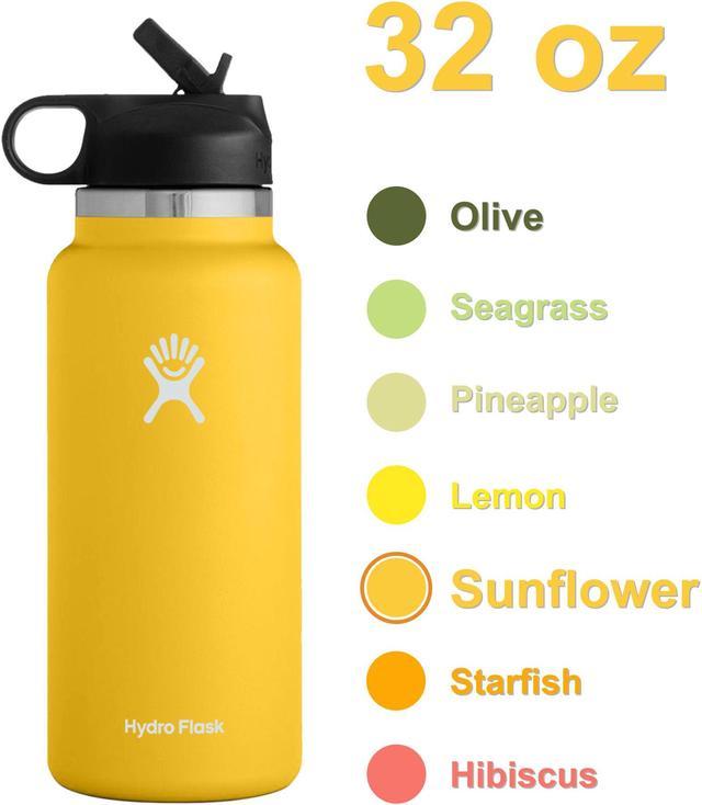 Hydro Flask, Tumbler Wide Mouth With Flex Cap 32 oz, Sunflower