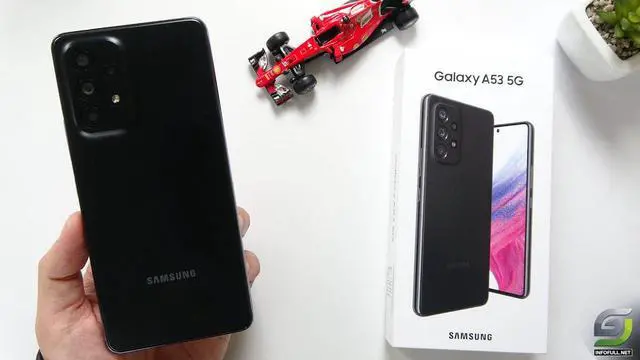 Alt view image 2 of 2 - Samsung Galaxy A53 5G 128 GB Black Unlocked Fully Functional Sealed !!