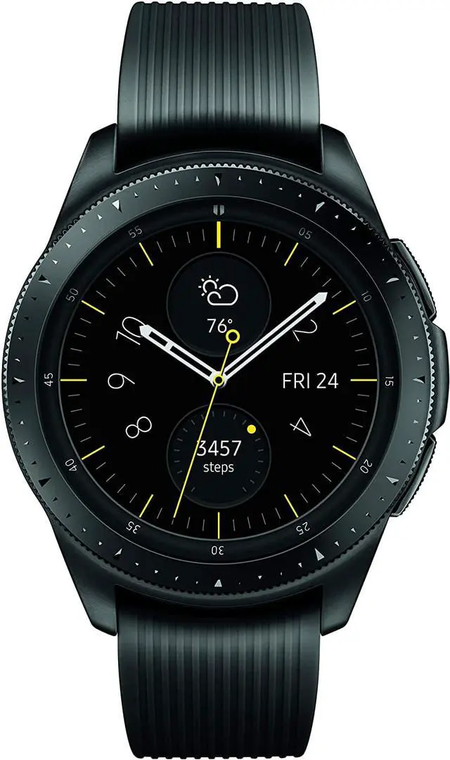 Alt view image 6 of 12 - Samsung Galaxy Watch (42mm) Midnight Black (Bluetooth) â€“ US Version with Warranty