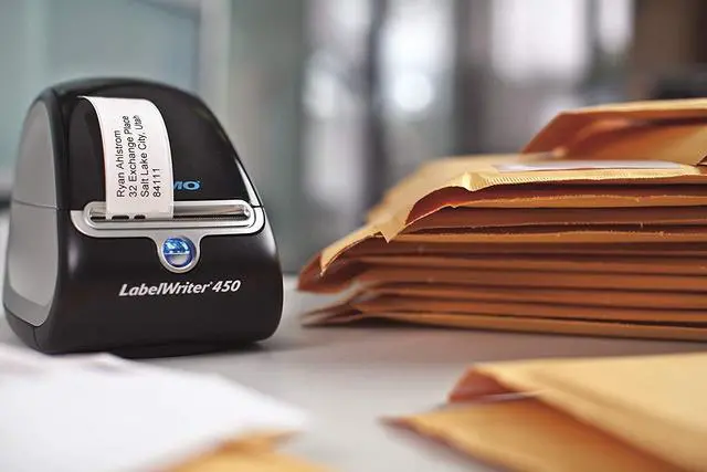 Alt view image 4 of 7 - DYMO LabelWriter 450 Thermal Label Printer with USB, Great for Labeling, Filing, Mailing, Barcodes and More, Home & Office Organization