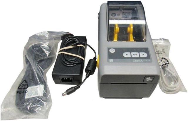 Refurbished: Zebra ZD410 Direct Thermal Desktop Printer for labels,  Receipts, Barcodes, Tags, and Wrist Bands Print Width of in USB,  Bluetooth, and Wifi Connectivity ZD41022-D01W01EZ Barcode 