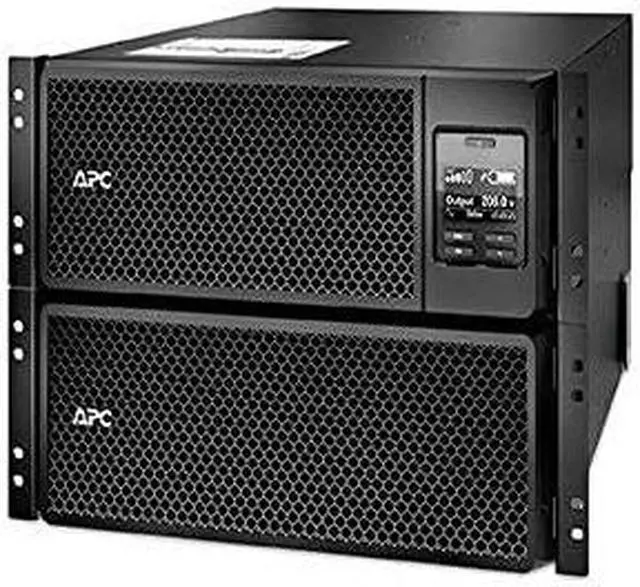 Alt view image 6 of 6 - APC by Schneider Electric Smart-UPS SRT 10000VA RM 208V - 10000 VA/10 kW - 208 V AC - 4 Minute Stand-by Time - 6U Rack-mountable - 1 x Hard Wire 3-wire (2PH + G), 4 x NEMA L6-20R, 2 x NEMA L6-30R