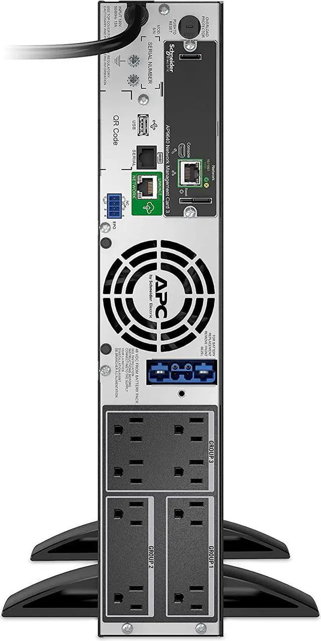 Alt view image 2 of 8 - APC by Schneider Electric Smart-UPS SMX 1500VA Tower/Rack Convertible UPS - Rack-mountable - AVR - 2 Hour Recharge - 5 Minute Stand-by - 120 V AC Input - 120 V AC Output - 8 x NEMA 5-15R, 3 x ...