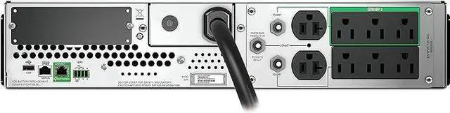 Main image of APC 2200VA Smart UPS with SmartConnect, SMT2200RM2UC Rack Mount UPS Battery Backup, Sinewave, AVR, 120V, Line Interactive Uninterruptible Power Supply
