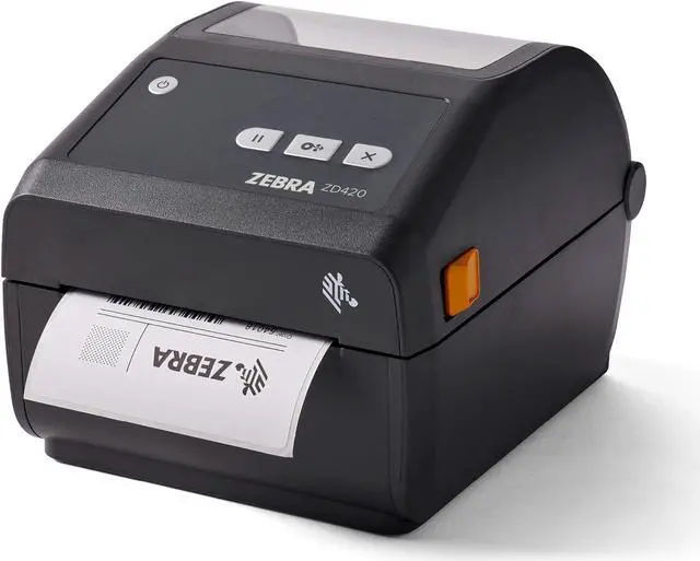 Main image of Ze bra ZD420d Direct Thermal Desktop Printer 203 dpi Print Width 4 in USB Ethernet ZD42042-D01E00EZ