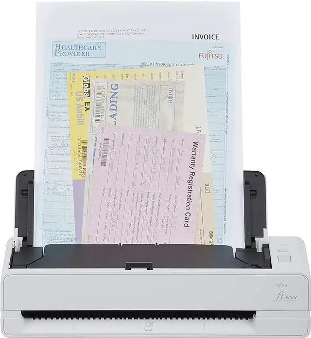 Alt view image 2 of 7 - Fujitsu PA03795-B005 ImageScanner FI-800R Sheetfed Scanner - 600 dpi Optical
