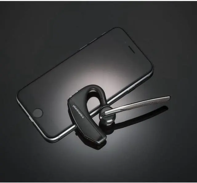 Alt view image 5 of 5 - Plantronics by Poly Voyager 5200 UC Wireless Headset & Charging Case - Single-Ear Bluetooth Headset w/Noise-Canceling Mic - Connect Mobile/Mac/PC via Bluetooth - Works w/Teams, Zoom - (206110-102)