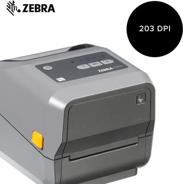 Alt view image 2 of 7 - Ze bra ZD620t Thermal Transfer Desktop Printer 203 dpi Print Width 4 in Ethernet Serial USB ZD62042-T01F00EZ