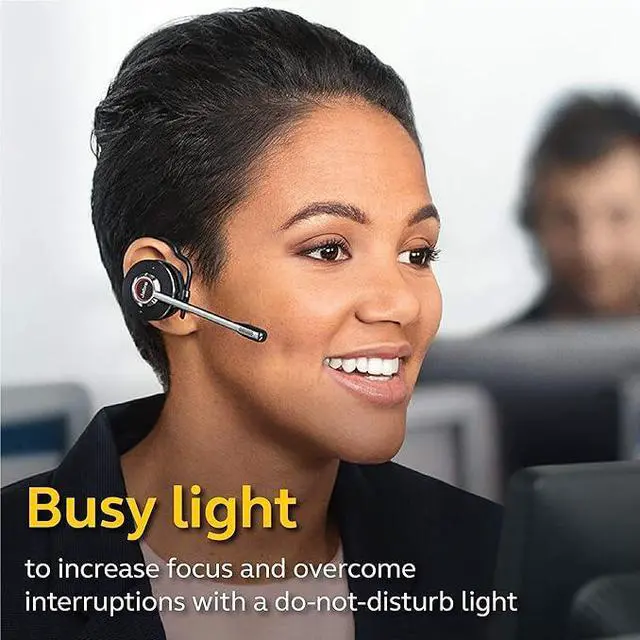 Alt view image 3 of 6 - Jabra Engage 65 Wireless Headset, Mono  Telephone Headset with Advanced Noise-Cancelling Microphone, All Day Battery Life
