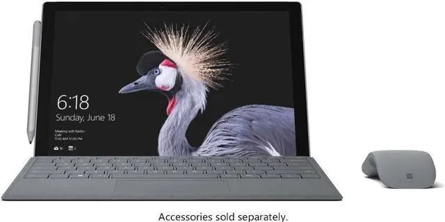 Alt view image 5 of 6 - Microsoft Surface Pro, Model 1796 (FKG-00001) Intel i7, 8GB RAM, 256GB SSD, 12.3inch PixelSense Multi-Touch, Win10 Pro