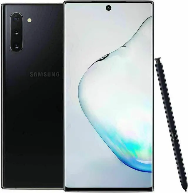 Main image of New Samsung Galaxy Note 10 Plus Black 256GB Verizon + GSM Unlocked Smartphone