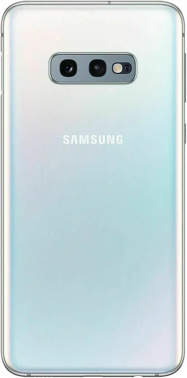 Alt view image 4 of 7 - Samsung Galaxy S10e 128GB Prism White Unlocked  Smartphone