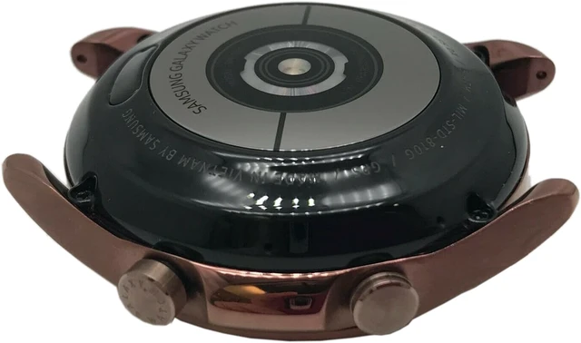 Alt view image 7 of 17 - Samsung Galaxy Watch3 SM-R850 Sport 41mm (GPS) Mystic Bronze Smartwatch - Grade B