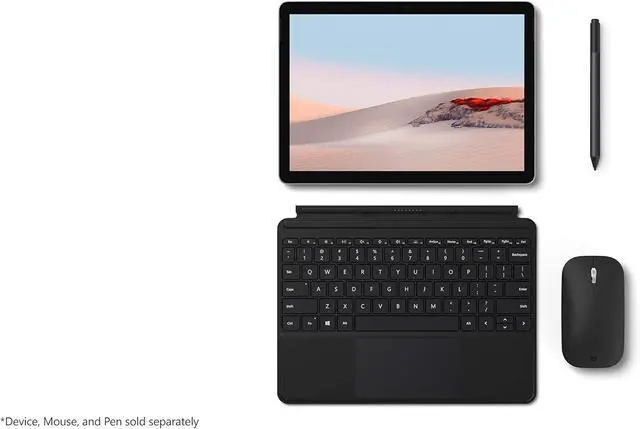 Alt view image 3 of 3 - Microsoft Surface Go Type Cover - Black