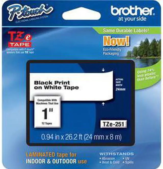 Alt view image 9 of 9 - Brother TZe251 Label Tape
