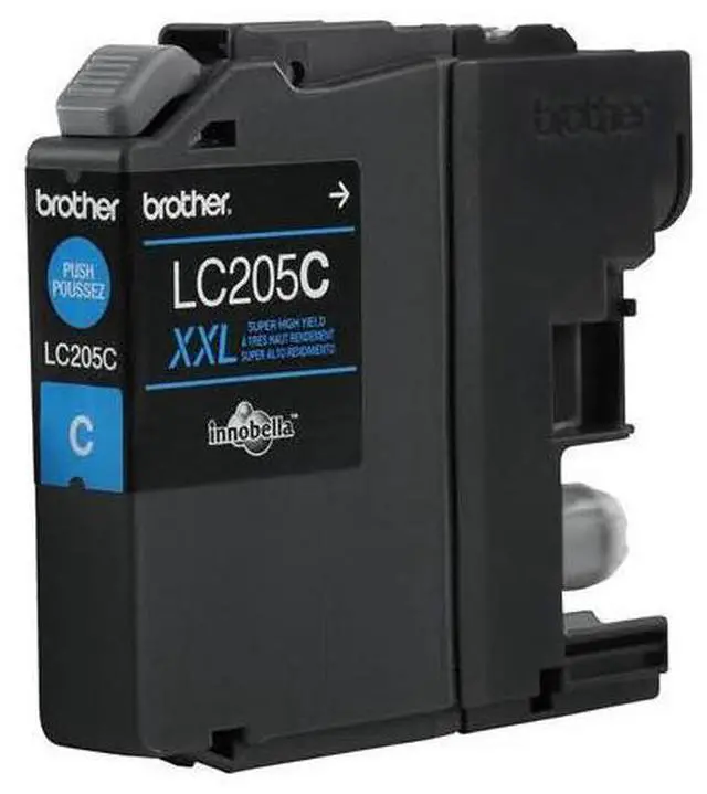 Alt view image 4 of 4 - Brother Innobella LC205CS Ink Cartridge - Cyan