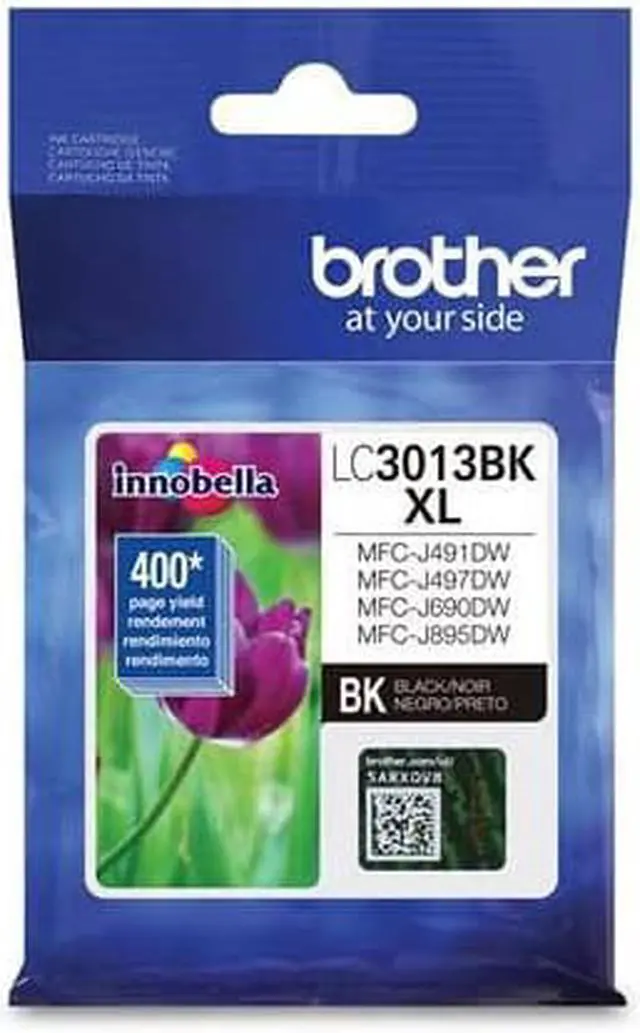 Alt view image 8 of 14 - Brother Genuine LC3013BKS High-yield Black Ink Cartridge 24337417
