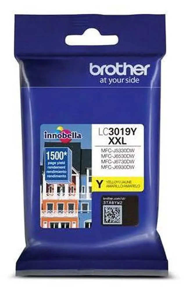 Alt view image 4 of 4 - Brother LC3019 Yellow Ink Cartridge, Super High Yield, LC3019YS