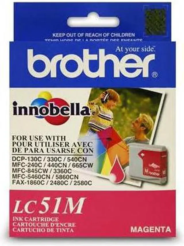 Alt view image 7 of 7 - Brother LC51MS Magenta Ink Cartridge