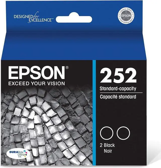 Alt view image 5 of 6 - EPSON AMERICA T252120-D2 T252 DuraBrite Black Dual Pack