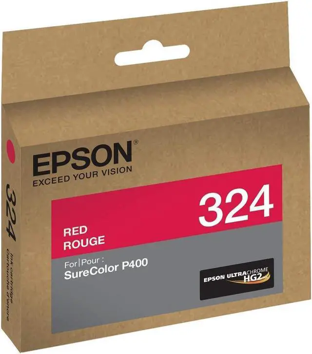 Alt view image 7 of 10 - EPSON PRINT T324720 ULTRACHROME HG2 RED INK CARTRIDGE, STANDARD CAPACITY