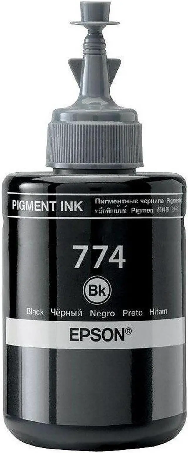 Alt view image 5 of 7 - Epson T774, Black Ink Bottle, High Capacity (T774120)