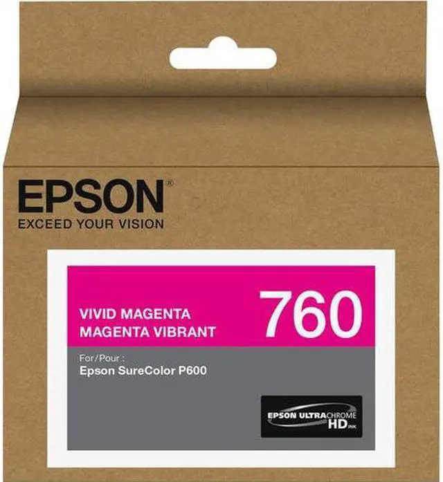 Alt view image 7 of 9 - Epson 760 Vivid Magenta Ink Cartridge