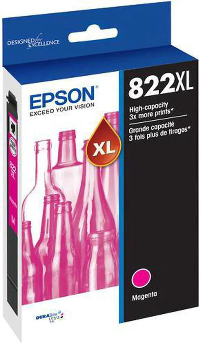 Alt view image 3 of 5 - Epson T822 Original Ink Cartridge Magenta T822XL320S