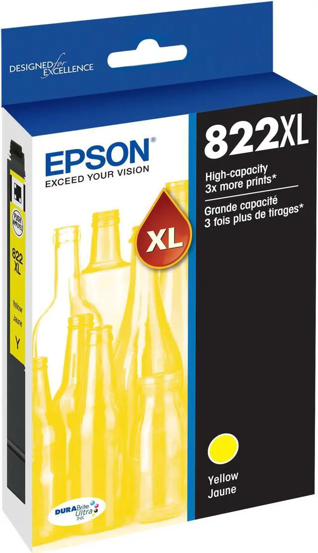 Alt view image 2 of 4 - Epson T822 Original Ink Cartridge Yellow T822XL420S