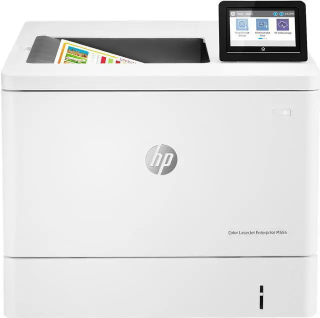 Alt view image 11 of 17 - HP LaserJet Enterprise M555 M555dn Desktop Laser Printer Color 7ZU78ABGJ