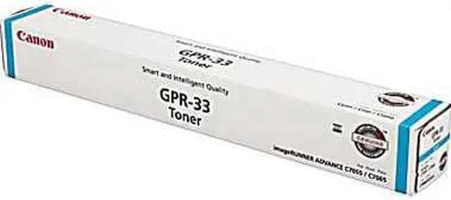 Alt view image 11 of 12 - Canon GPR-33 Original Toner Cartridge - Laser - 52000 Pages - Cyan - 1 Each