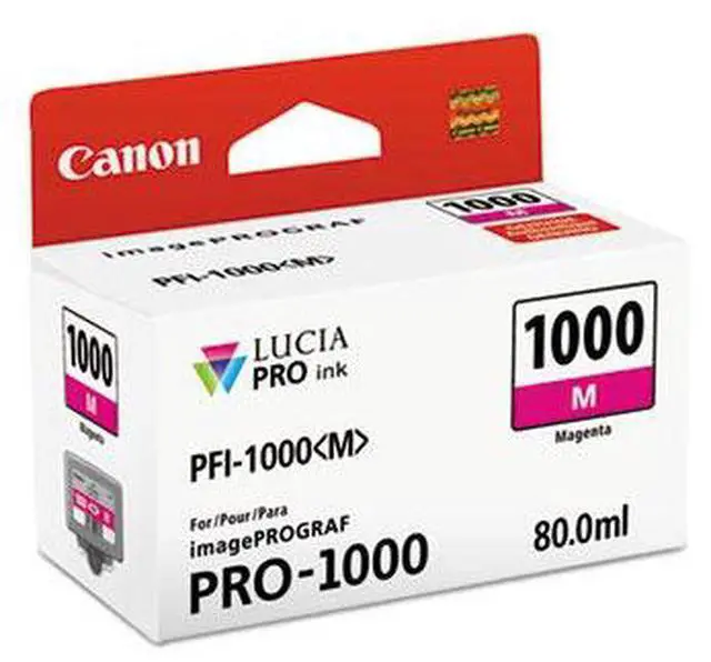 Alt view image 3 of 8 - Canon 0548C002 PFI-1000 Lucia Pro Ink Magenta