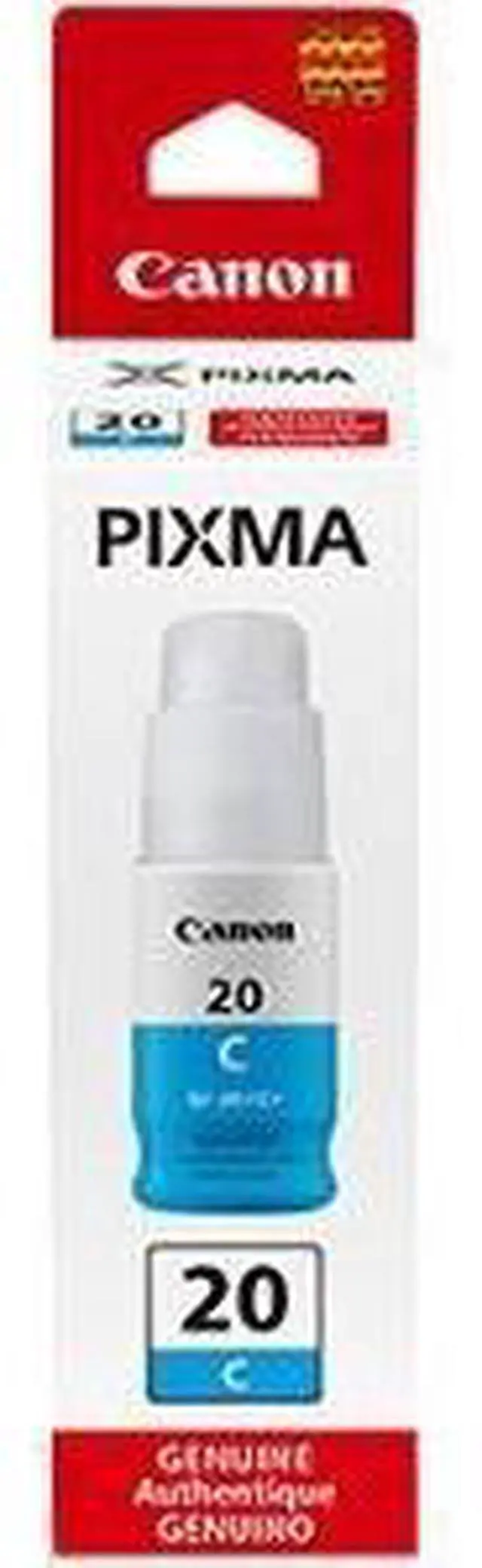 Alt view image 9 of 10 - Canon Canon GI-20 MegaTank Ink - Inkjet - Cyan - 1 Each