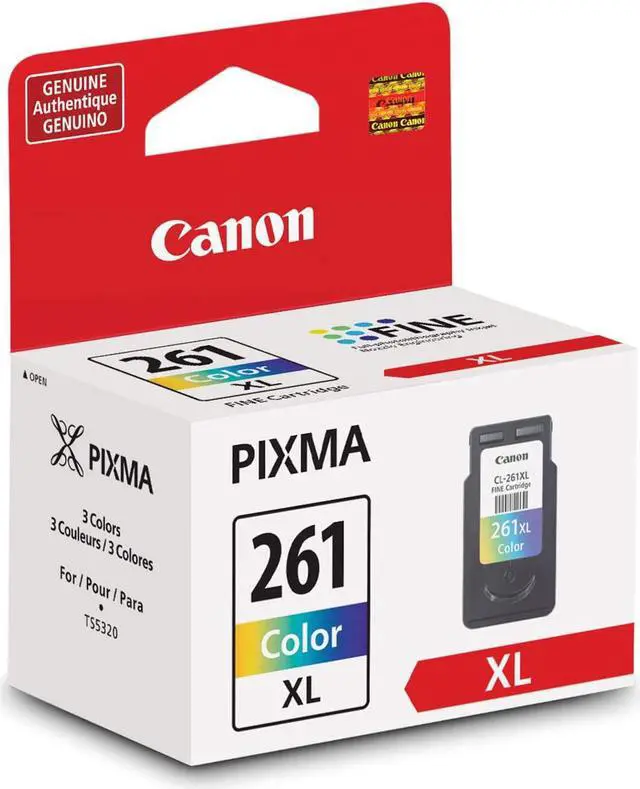 Alt view image 11 of 16 - Canon Ink Canon CL-261XL Amr Printer Ink, Extra Large, Multi