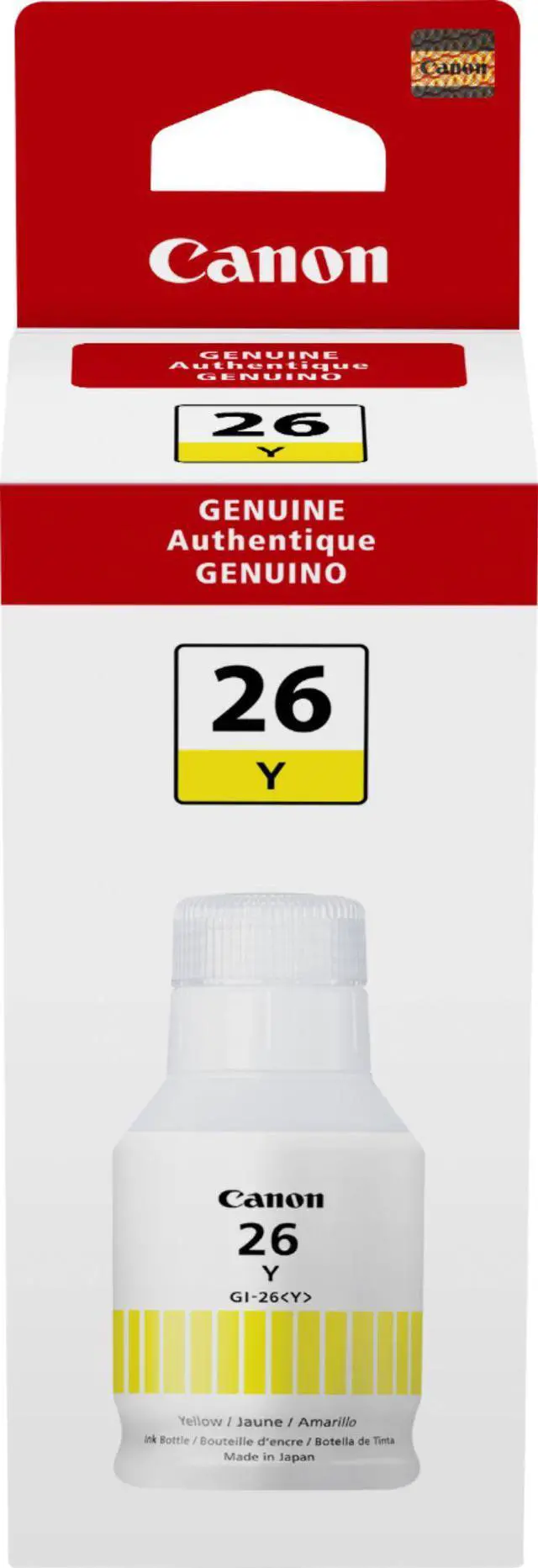 Alt view image 9 of 13 - Canon GI-26 Pigment Yellow Ink Bottle 4423C001