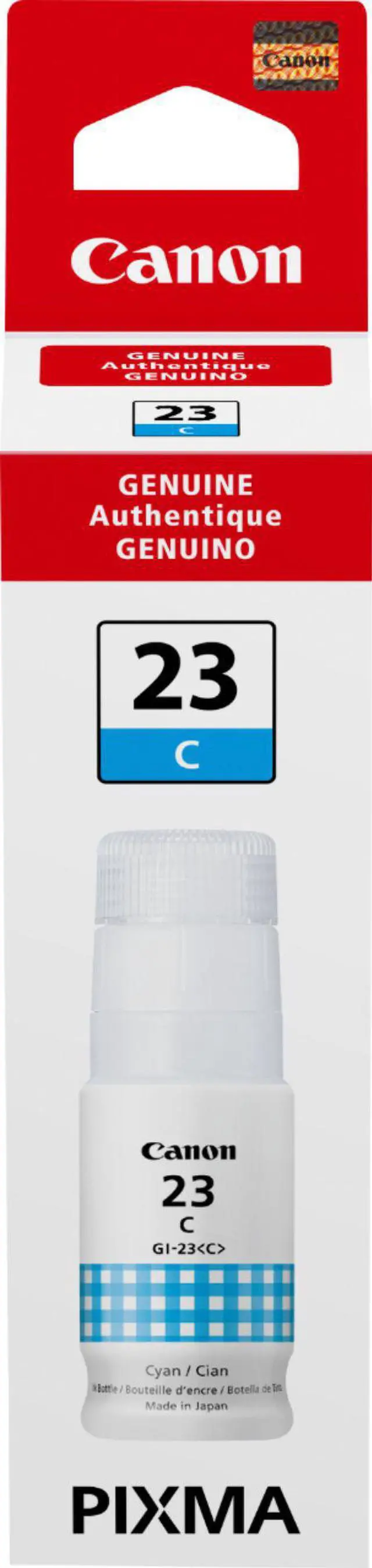 Main image of Canon GI-23 Cyan Ink Bottle for PIXMA G620 Wireless MegaTank Photo AIO Printer
