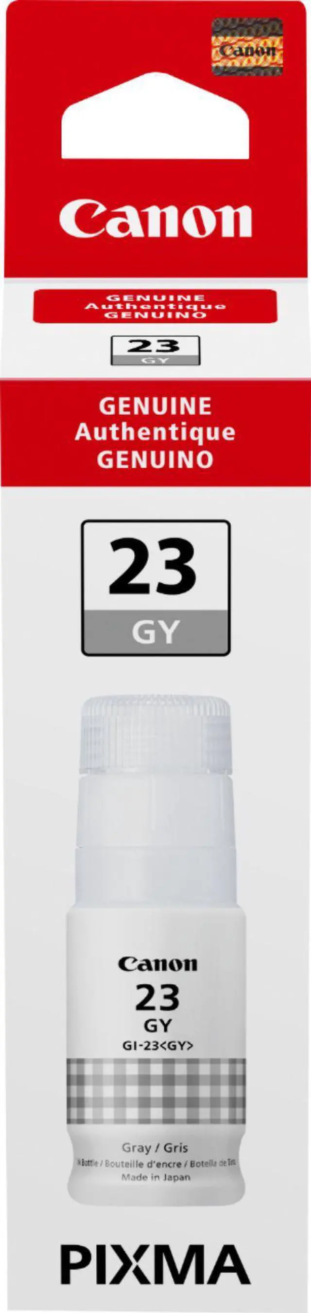 Main image of Canon GI-23 Gray Ink Bottle for PIXMA G620 Wireless MegaTank Photo AIO Printer