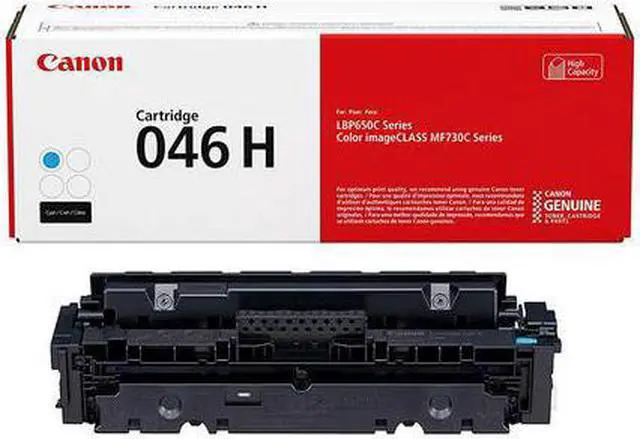 Alt view image 9 of 12 - Canon 046 High Yield Toner Cartridge - Cyan
