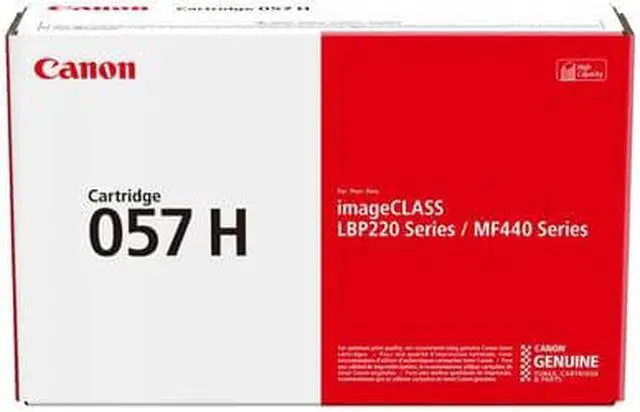Alt view image 6 of 15 - Canon 057H Original Toner Cartridge Black 3010C001