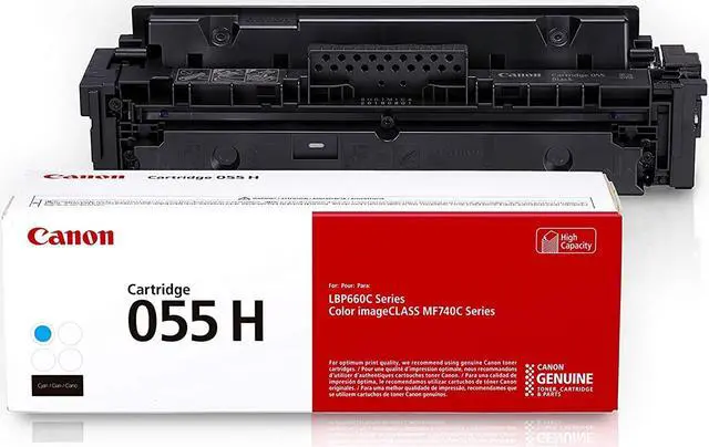 Alt view image 8 of 11 - Canon 3019c001 (055h) High-Yield Toner, 5,900 Page-Yield, Cyan 3019C001