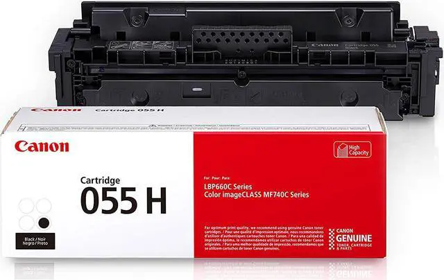 Alt view image 8 of 12 - Canon 055 Toner Cartridge Black 3020C001