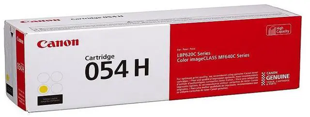 Alt view image 20 of 20 - Canon 054 Yellow Toner Cartridge High Yield 3025C001