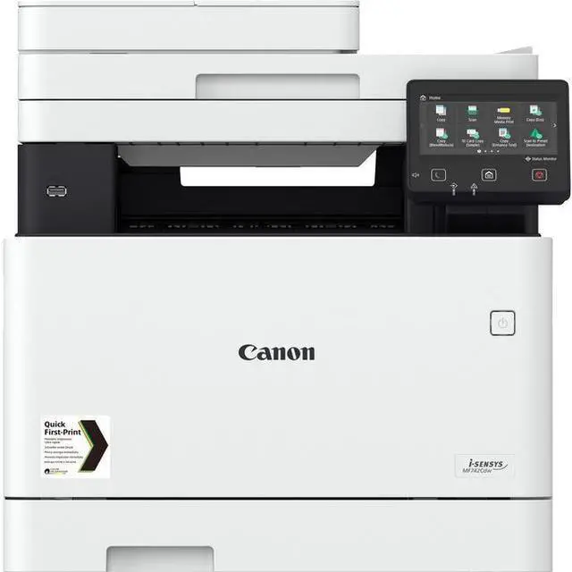 Alt view image 12 of 14 - Canon Color imageCLASS MF741Cdw Multifunction Wireless Duplex Laser Printer