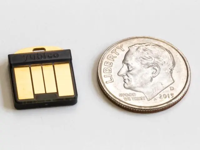 Alt view image 5 of 12 - Yubico YubiKey 5 Nano - Two factor authentication security key -  USB-A