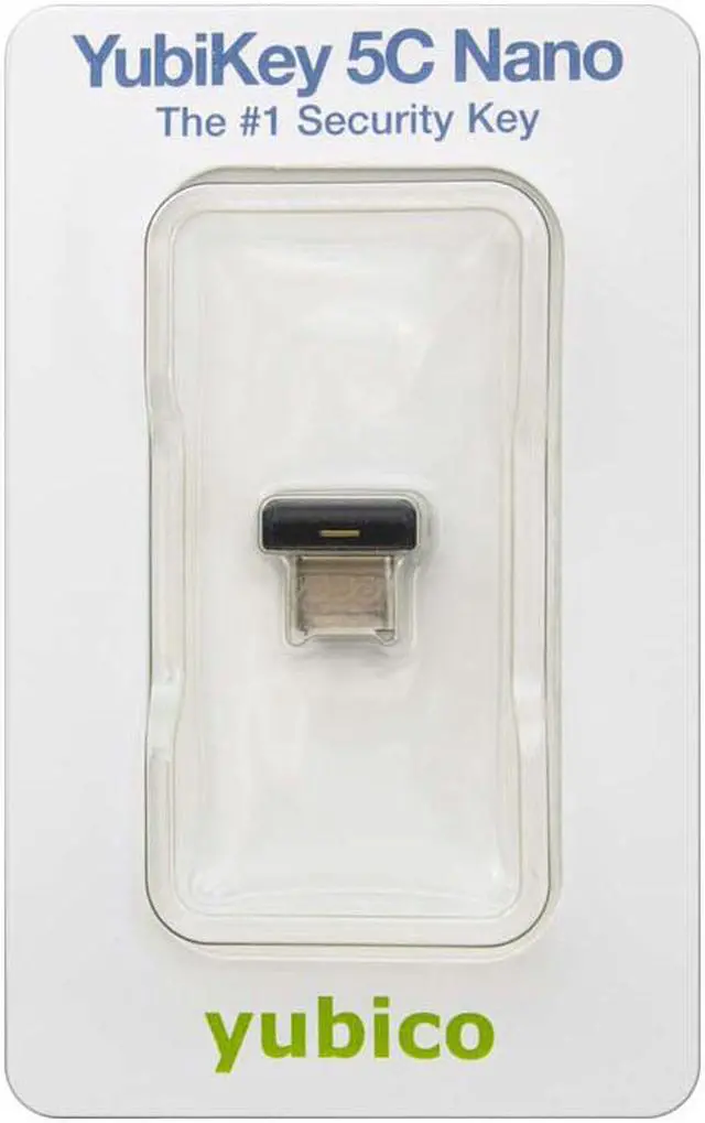 Alt view image 5 of 14 - Yubico YubiKey 5C Nano - Two factor authentication security key -  USB-C