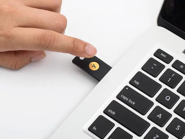 Alt view image 4 of 15 - Yubico YubiKey 5 NFC - Two factor authentication security key -  USB-A / NFC