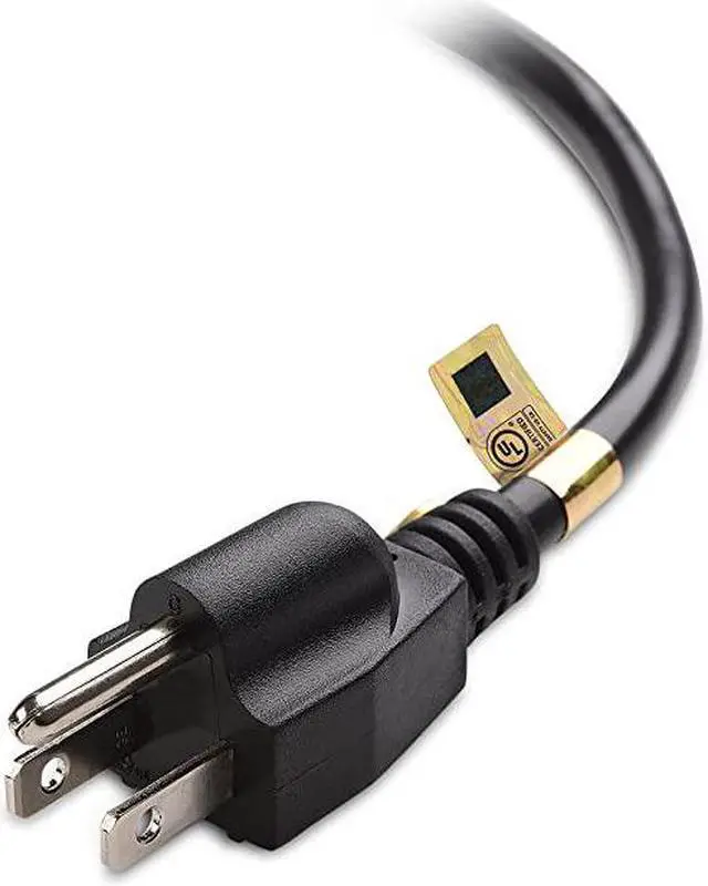 Alt view image 3 of 5 - 2Pack 16 AWG Heavy Duty AC Power Extension Cord Power Extension in 3 Feet NEMA 515P to NEMA 515R