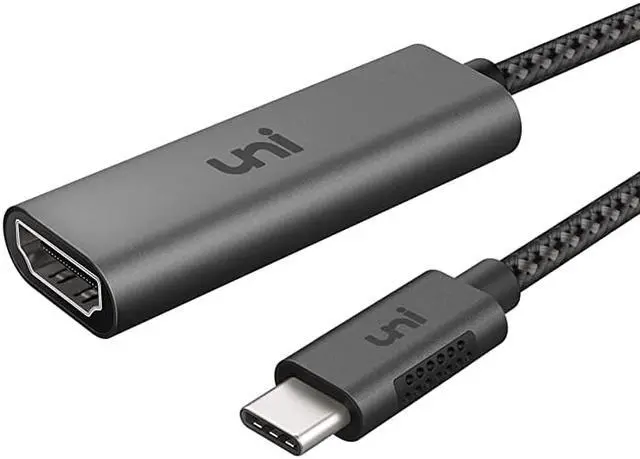 Main image of USB C to HDMI Adapter 4K60Hz  USB Type C to HDMI Adapter Thunderbolt 3 Compatible for MacBook Pro 201920182017 MacBook AiriPad Pro 20192018 Samsung S10 Surface Book 2 and More Gray